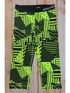 Nike Pro Womens Compression Capri Leggings Large